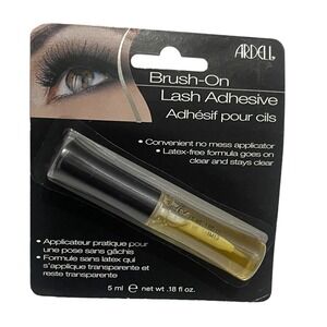 Ardell Brush On Lash Adhesive .18 Fl Oz 52360 Latex Free No Mess Clear‎ New